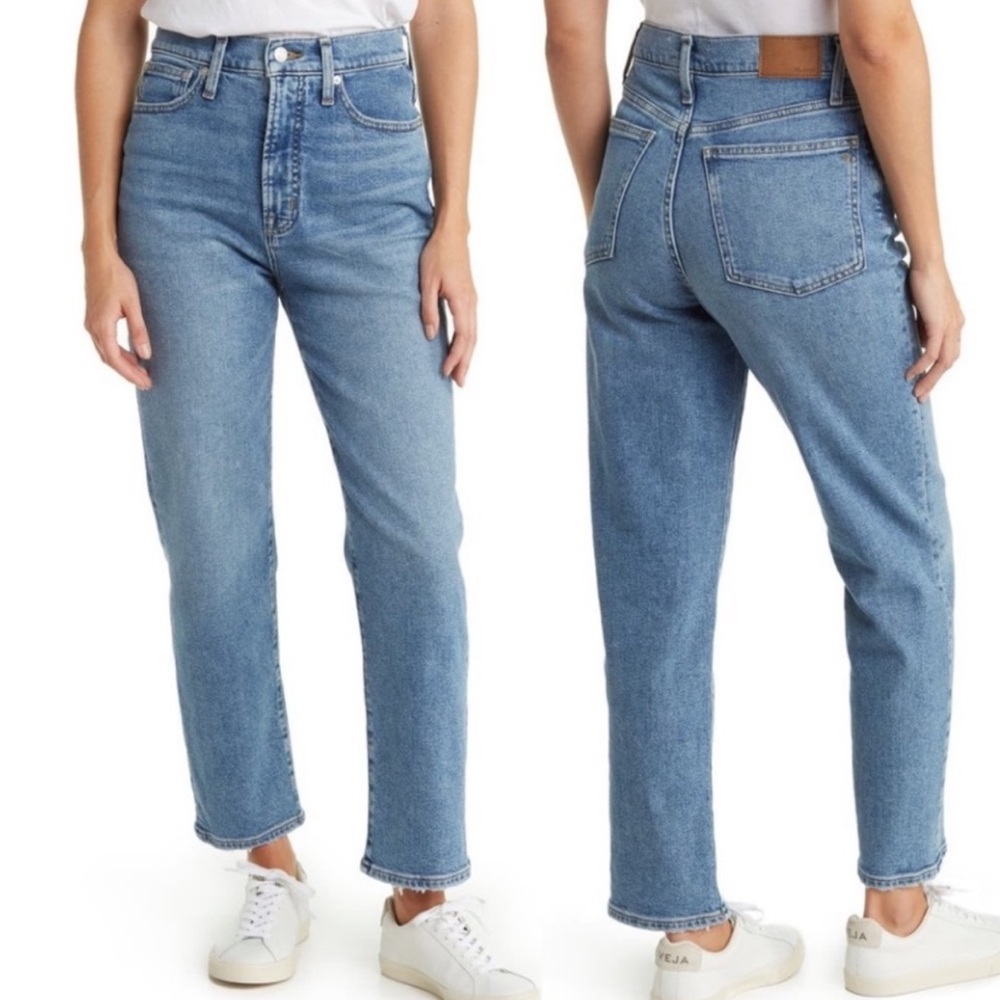 Madewell Perfect Vintage Straight Crop Jean